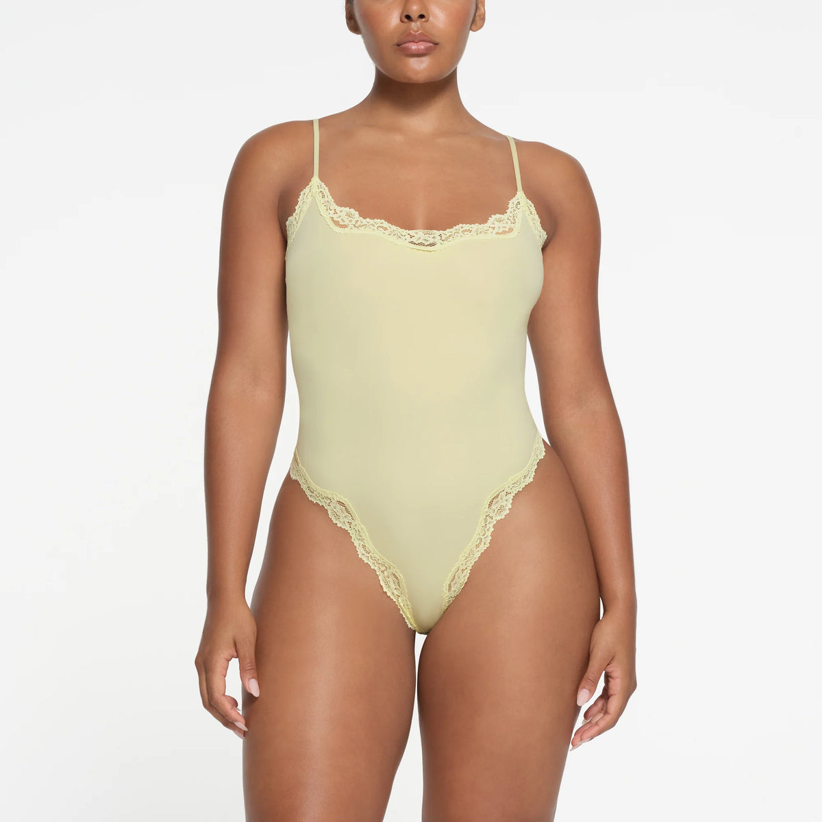 FITS EVERYBODY LACE CAMI BODYSUIT | SAGE