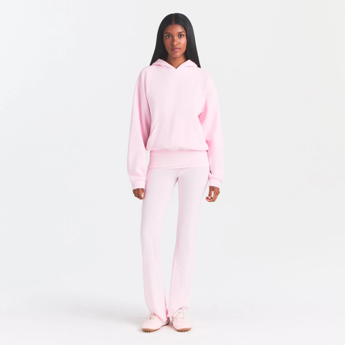 COTTON FLEECE HOODIE | CHERRY BLOSSOM