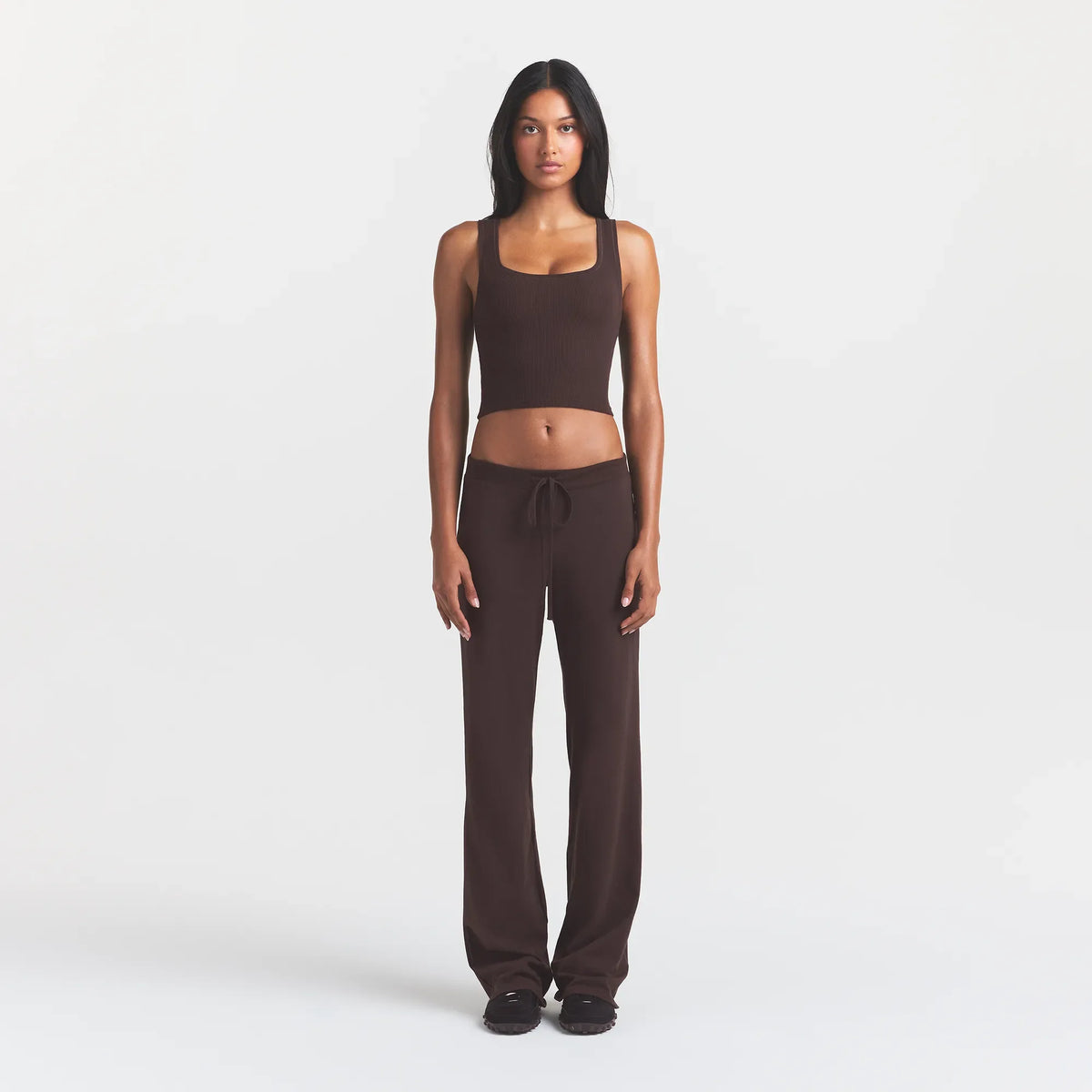 COTTON RIB TANK | ESPRESSO