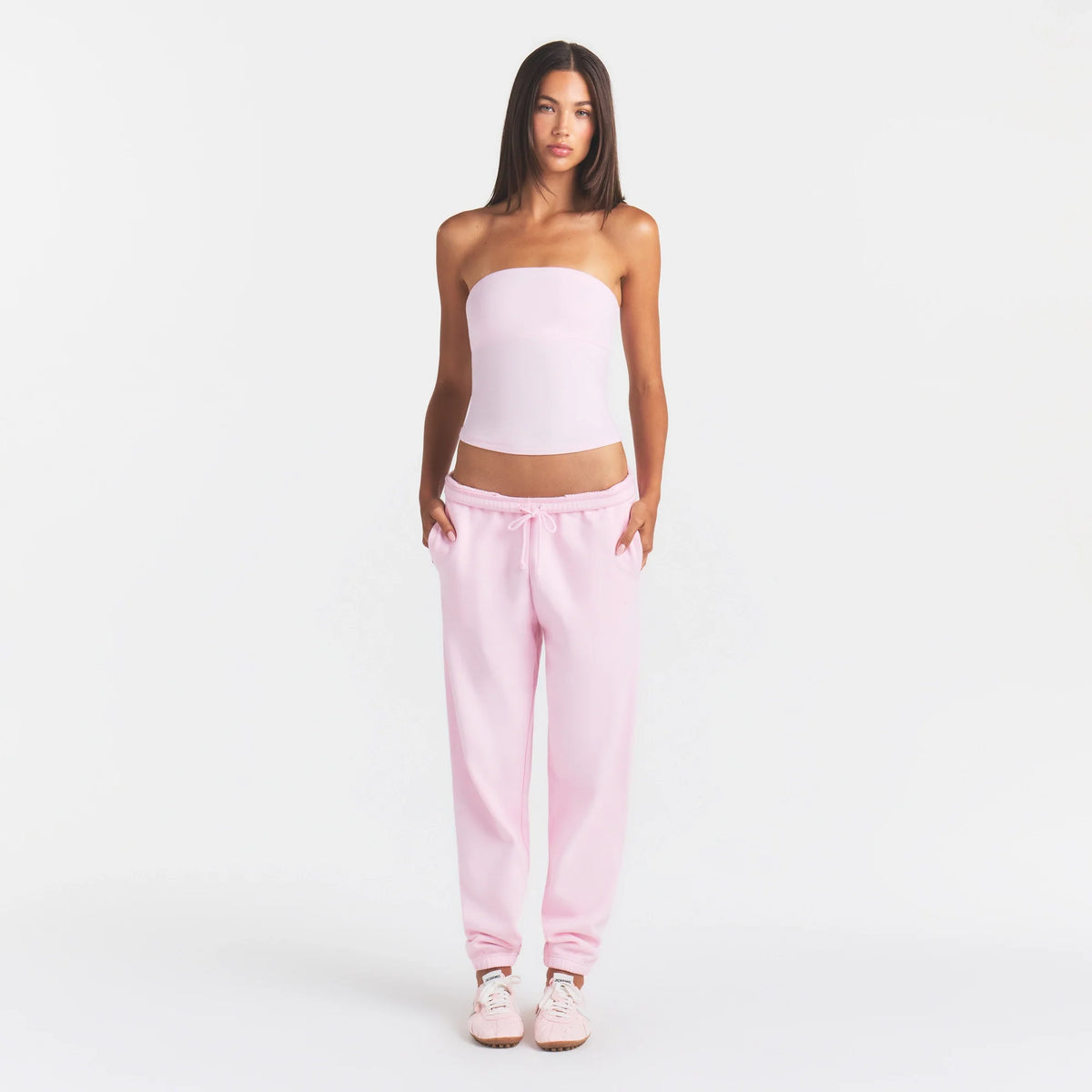 COTTON FLEECE JOGGER | CHERRY BLOSSOM