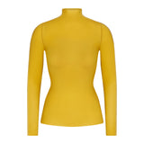 NikeSKIMS WEIGHTLESS LAYERS MOCK NECK LONG SLEEVE TOP | CITRINE