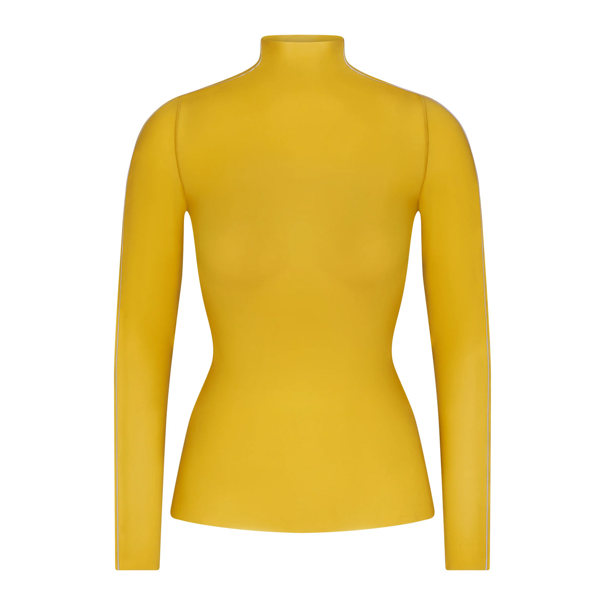 NikeSKIMS WEIGHTLESS LAYERS MOCK NECK LONG SLEEVE TOP | CITRINE