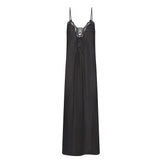 VOILE SLEEP LONG DRESS | ONYX