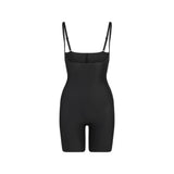 SKIMS BODY CORE SCULPT OPEN BUST MID THIGH BODYSUIT | ONYX