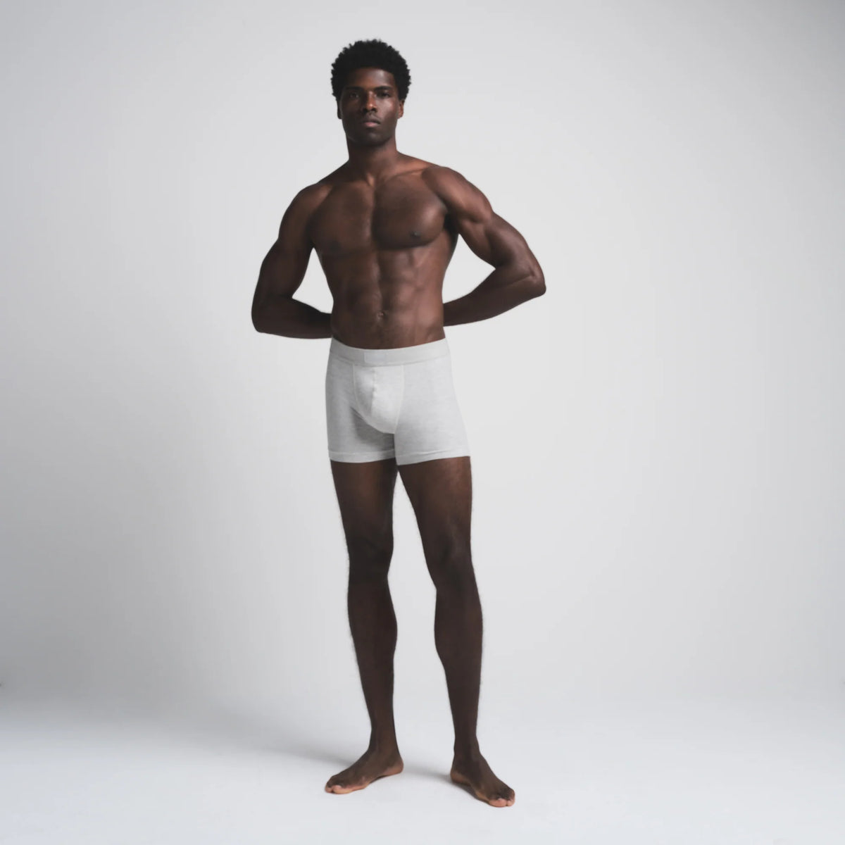 SKIMS COTTON MENS 3" BOXER BRIEF 5-PACK | HEATHER MULTI