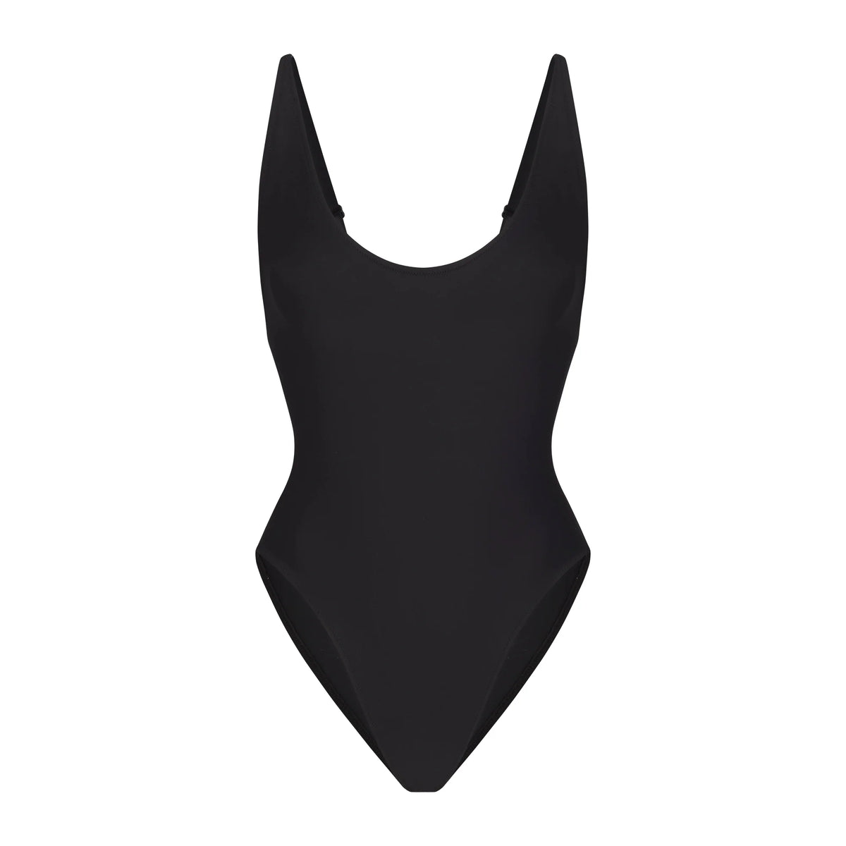 SIGNATURE SWIM SCOOP NECK ONE PIECE | ONYX