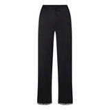 WOVEN SHINE LACE PANT | ONYX