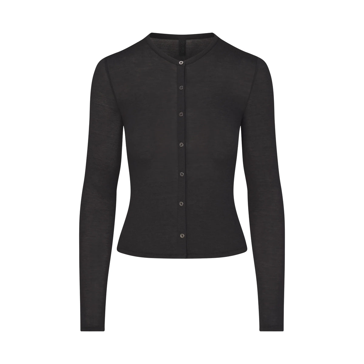 SHEER MODAL CARDIGAN | ONYX
