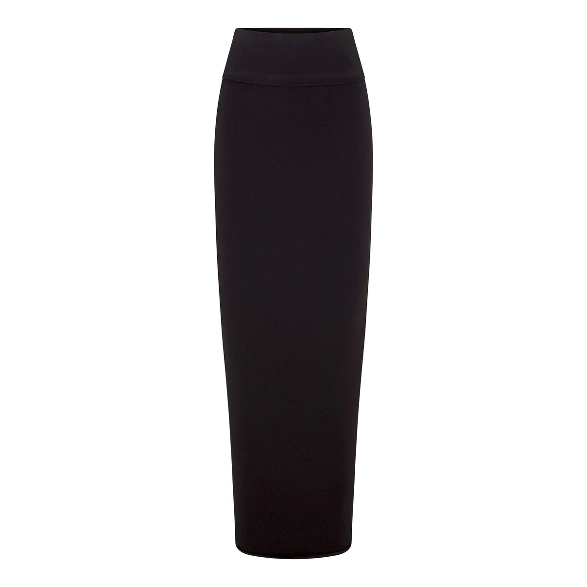 COTTON JERSEY FOLDOVER SKIRT | SOOT