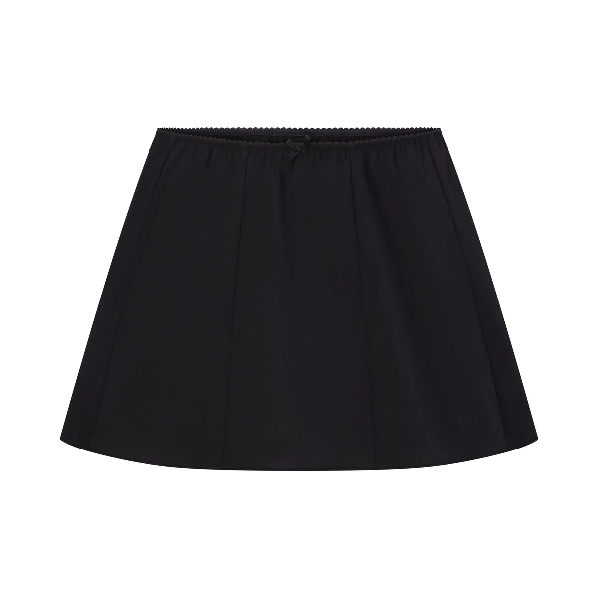 POPLIN APPAREL MINI SKIRT | ONYX