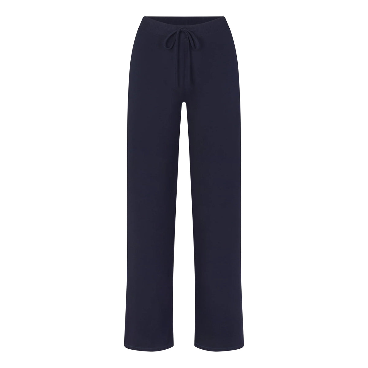 COTTON JERSEY STRAIGHT LEG PANT | NAVY