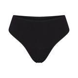 PERIOD PANTIES THONG | OBSIDIAN
