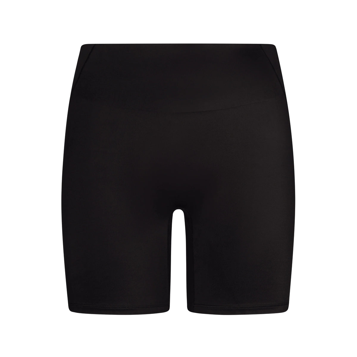 NikeSKIMS SATIN SHINE BONDED WAIST 5" BIKER SHORT | OBSIDIAN