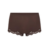 FITS EVERYBODY LACE BOY SHORT | ESPRESSO