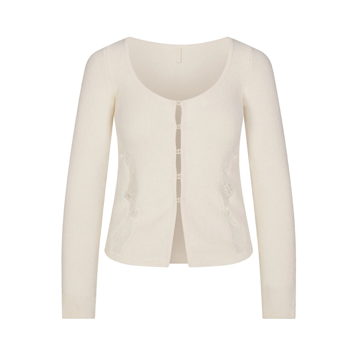LACE KNIT LONG SLEEVE CARDIGAN | SUGAR