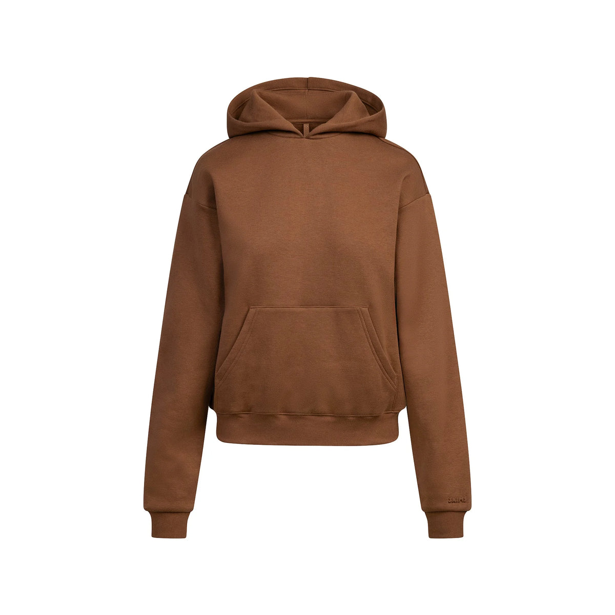 COTTON FLEECE HOODIE | BISON