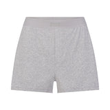 COTTON RIB LOOSE BOXER | LIGHT HEATHER GREY