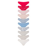 LIGHTWEIGHT COTTON THONG 10-PACK | DAINTY FLORAL MULTI