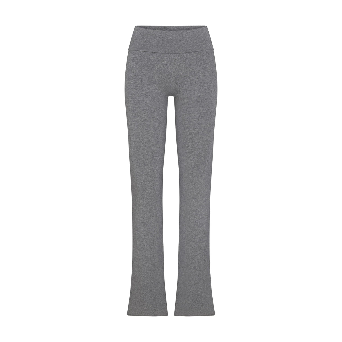 COTTON JERSEY FOLDOVER PANT | DARK HEATHER GREY