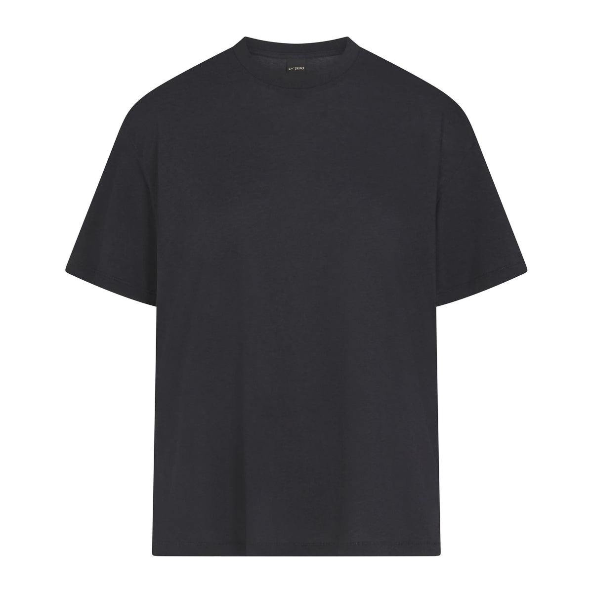 NikeSKIMS PERFORMANCE COTTON BLEND OVERSIZED SHORT SLEEVE TOP | OBSIDIAN