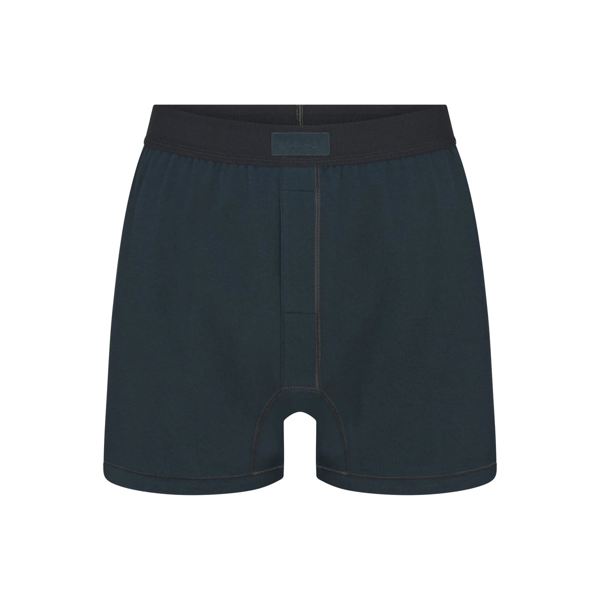 SKIMS COTTON MENS KNIT BOXER | VERDANT