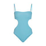 COTTON RIB CUT OUT BODYSUIT | WATER