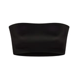 NikeSKIMS SATIN SHINE BANDEAU BRA | OBSIDIAN