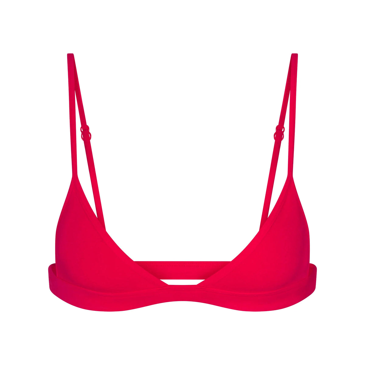 EVERYDAY COTTON TRIANGLE BRALETTE | CARMINE