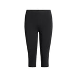 SMOOTH LAYERS HIGH-WAISTED CAPRI | OBSIDIAN