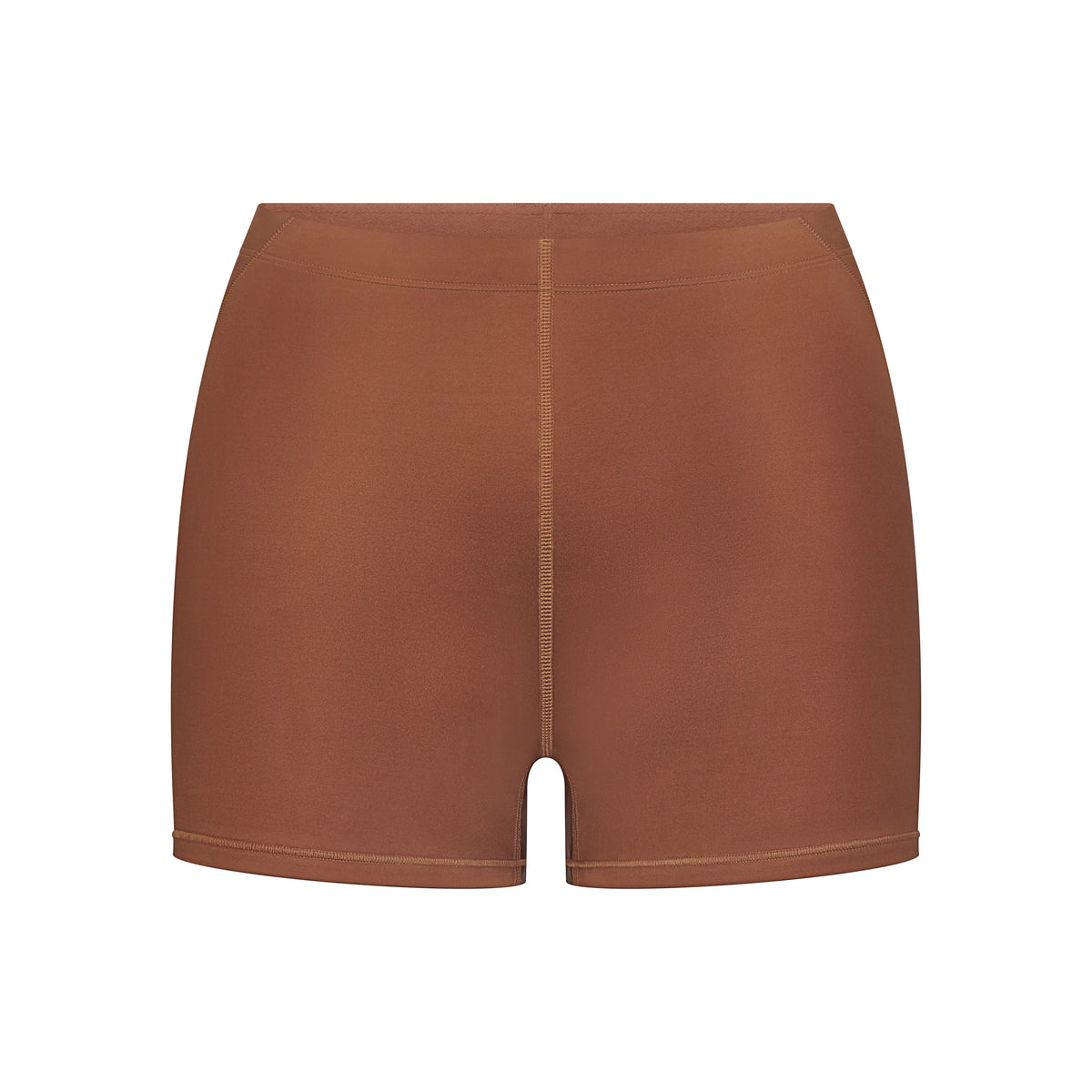 NikeSKIMS SATIN SHINE DRAWCORD 2" SHORT | CAROB BROWN