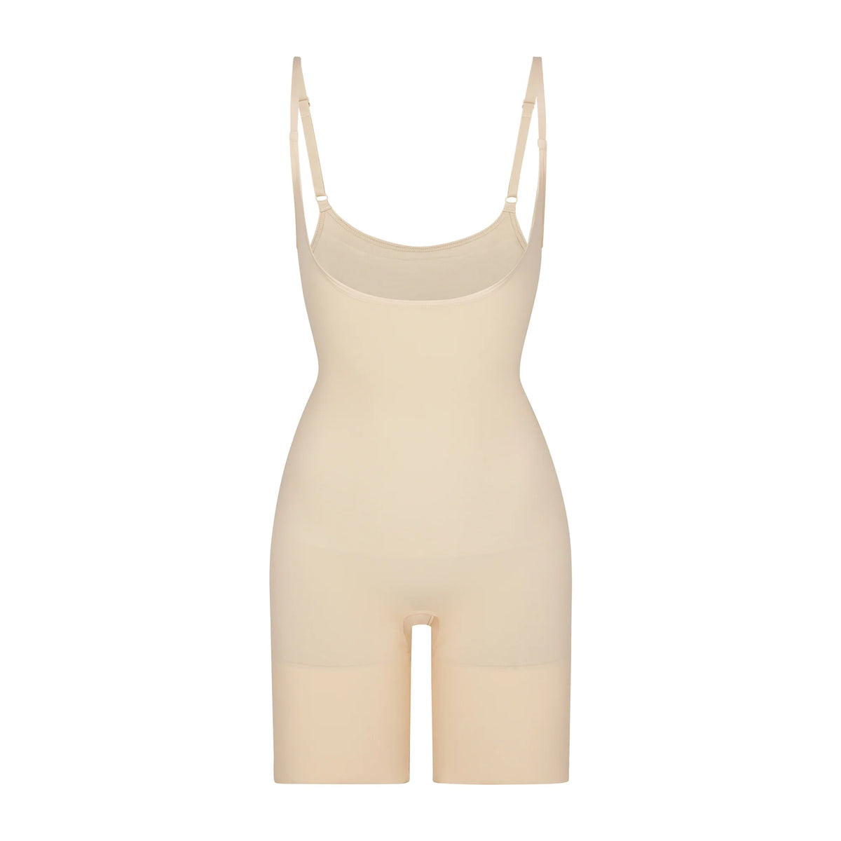 SEAMLESS SCULPT BUTT LIFTING OPEN BUST BODYSUIT | SAND