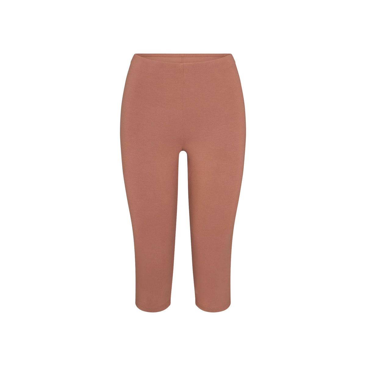 SMOOTH LAYERS HIGH-WAISTED CAPRI | NUTMEG