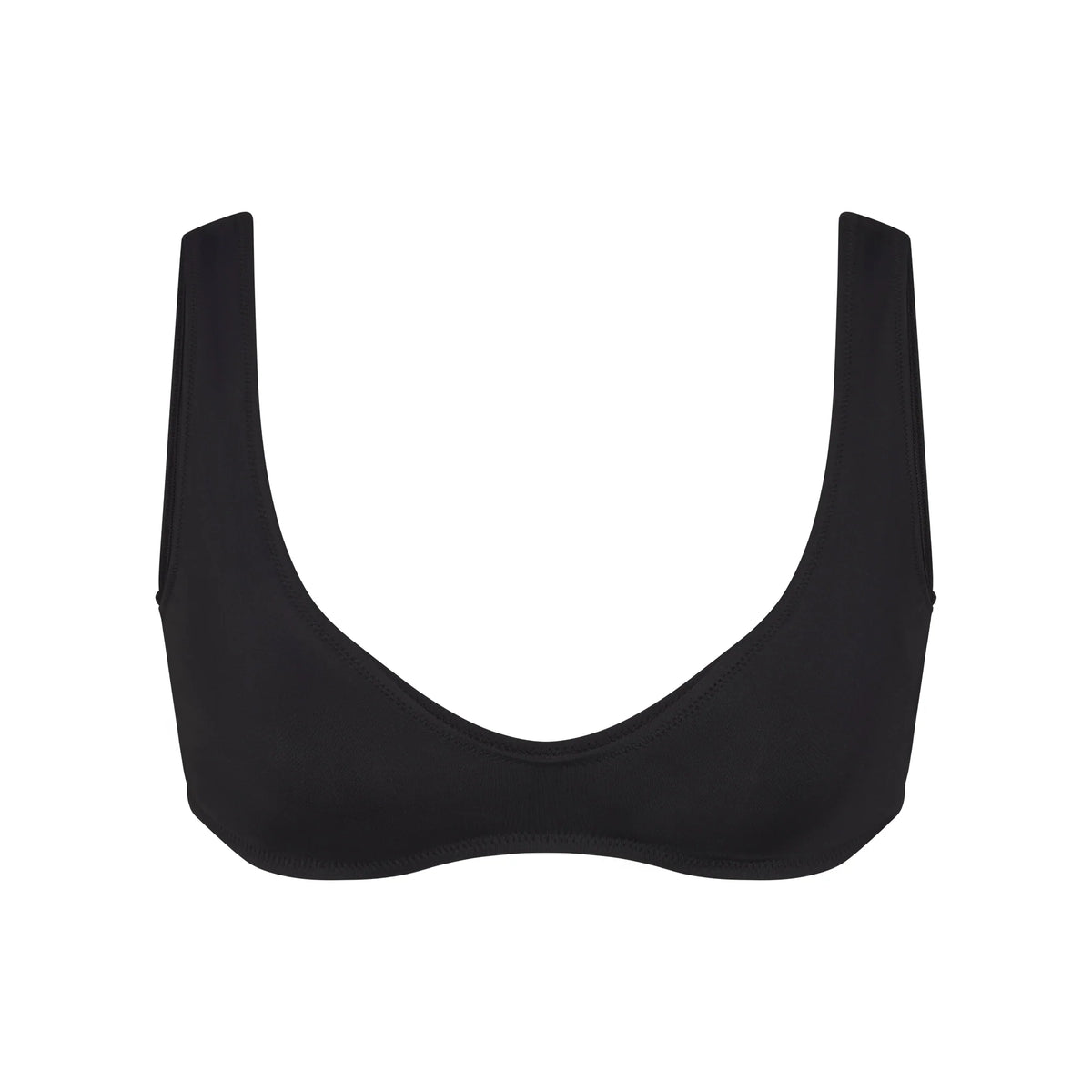 SIGNATURE SWIM PLUNGE BIKINI TOP | ONYX