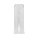 COTTON POPLIN SLEEP STRAIGHT LEG PANT | ONYX DOT PRINT