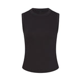 WORN IN JERSEY HIGH CREW TANK | WASHED ONYX