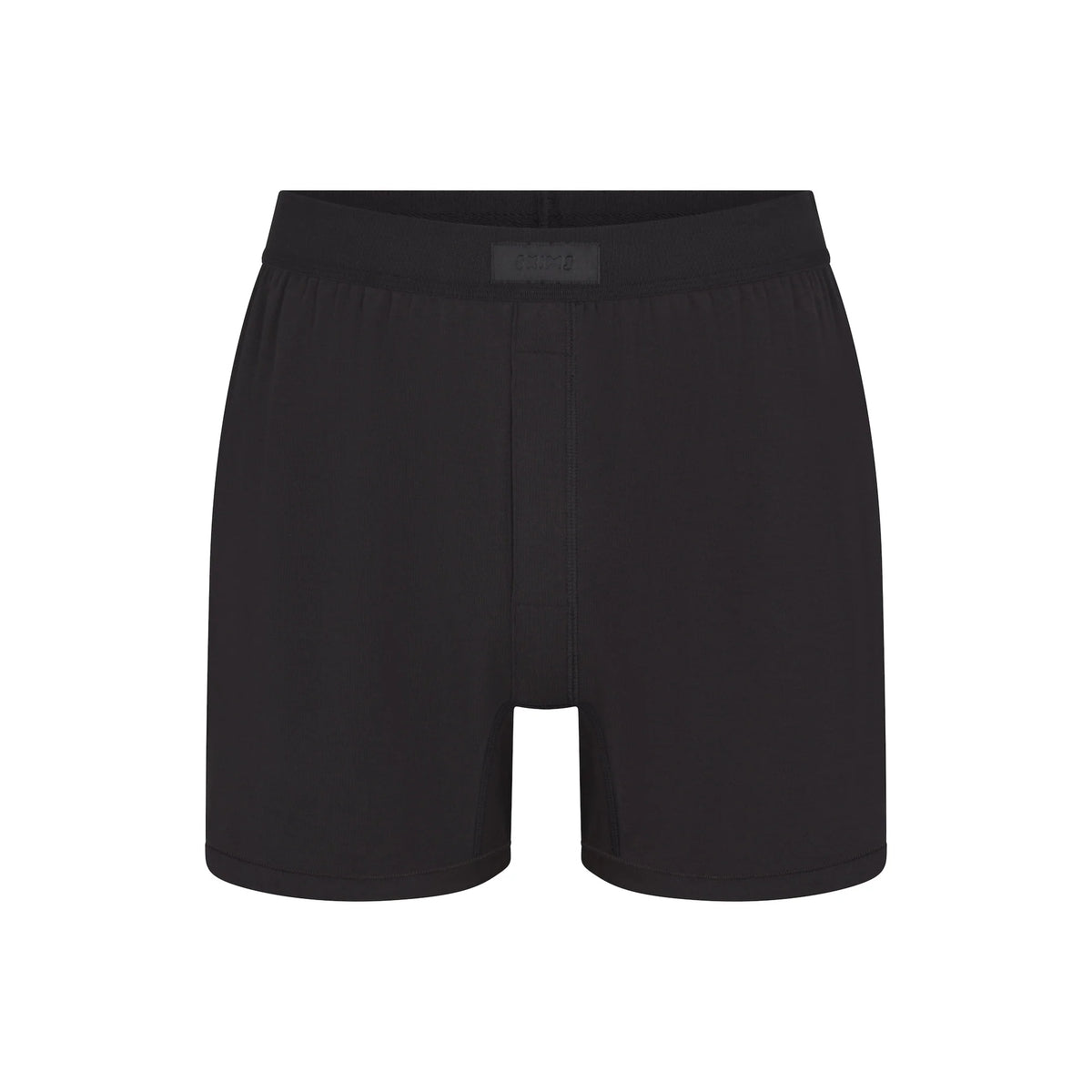 SKIMS COTTON MENS KNIT BOXER | ONYX