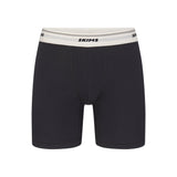 SKIMS COTTON RIB MENS 5" BOXER BRIEF | ONYX