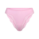 FITS EVERYBODY LACE TANGA | BUBBLE GUM TONAL