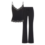 SKIMS SLEEP LACE CAMI AND PANT SET | ONYX