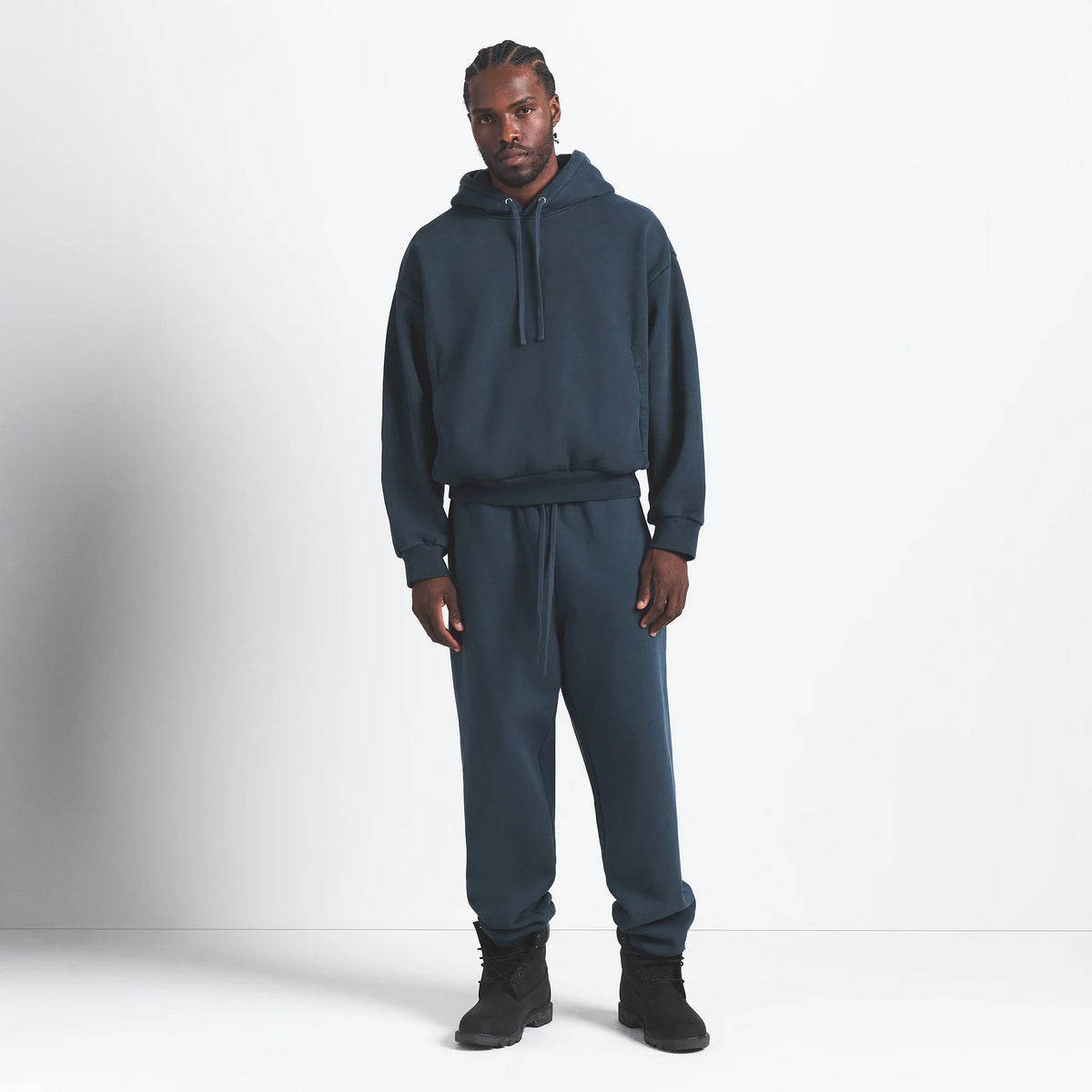 HEAVYWEIGHT FLEECE MENS HOODIE | NAVY