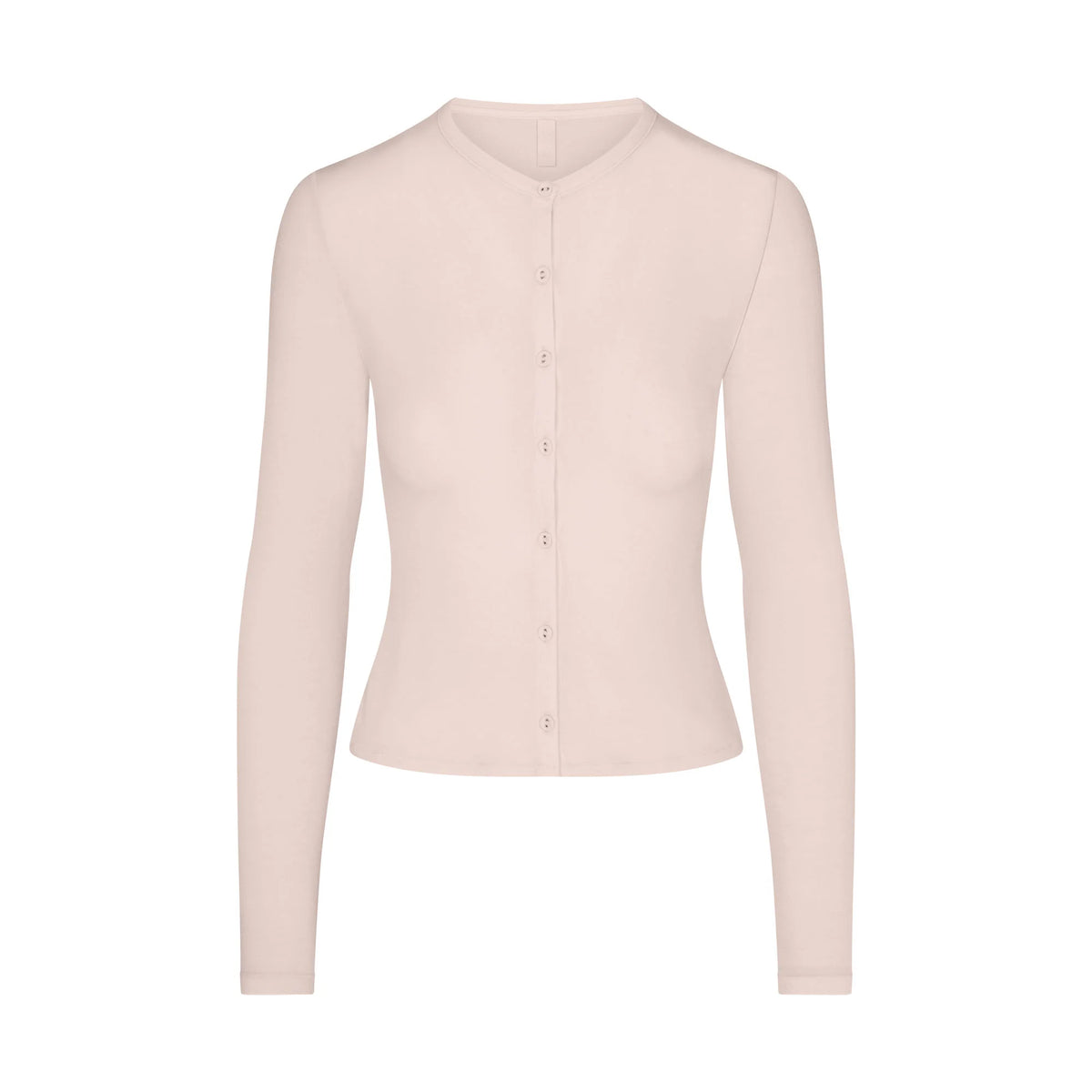 SHEER MODAL CARDIGAN WITH COVERED BUTTONS | PRIMROSE