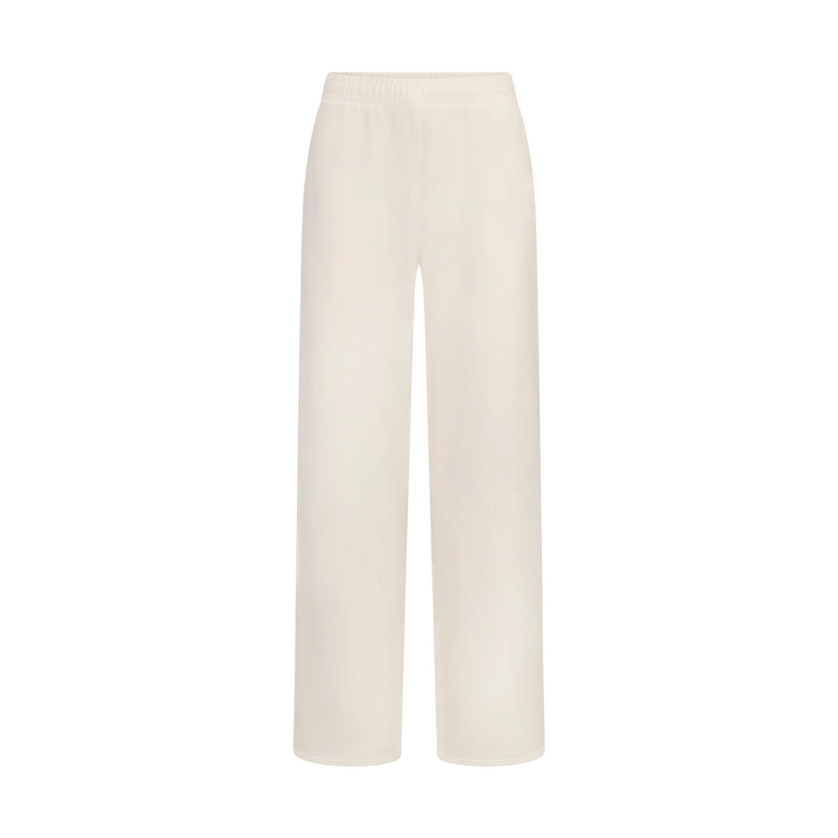 FRENCH TERRY STRAIGHT LEG PANT | ECRU
