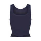 COTTON RIB TANK | NAVY
