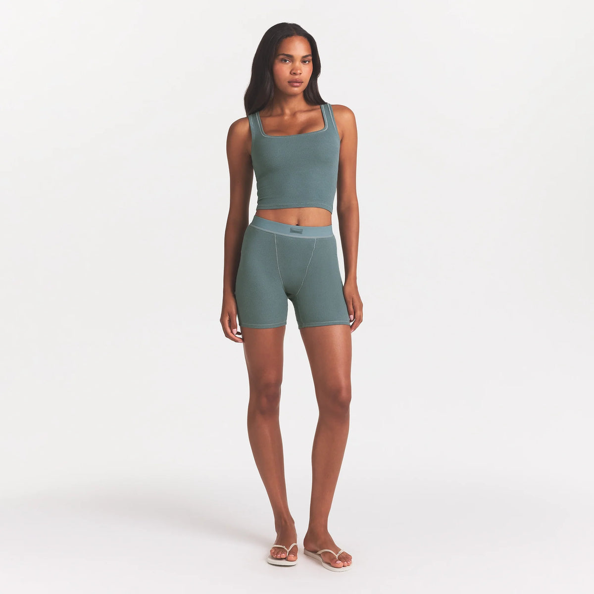 COTTON RIB TANK | KYANITE