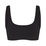 NikeSKIMS VINTAGE SEAMLESS SCOOP NECK BRA | OBSIDIAN