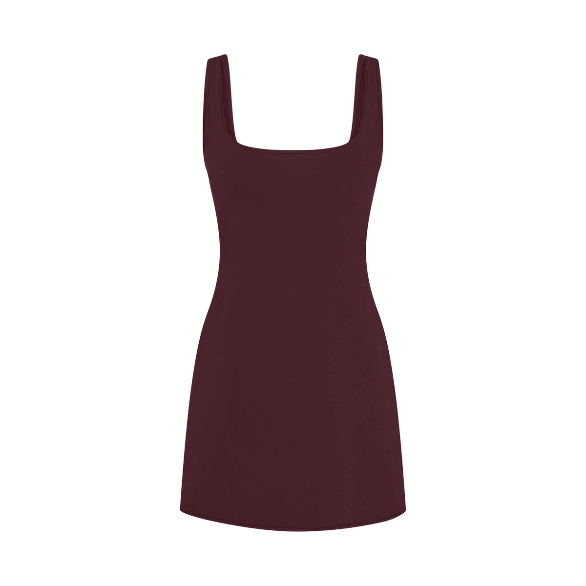 COTTON JERSEY MINI DRESS | CURRANT