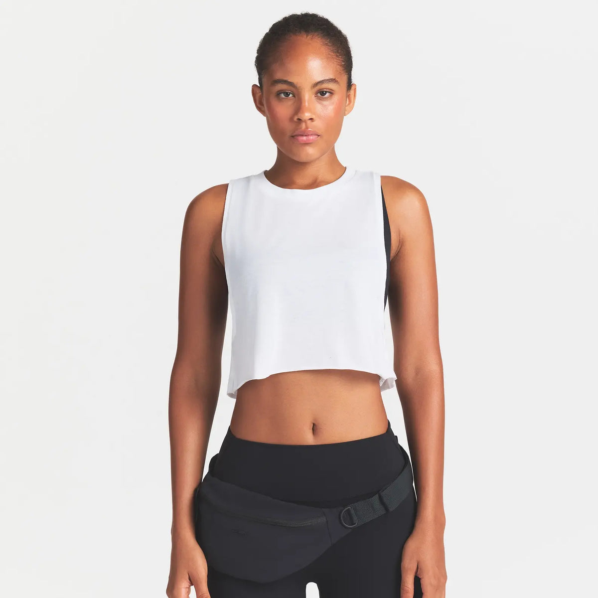 NikeSKIMS PERFORMANCE COTTON BLEND CROP TANK | SNOW