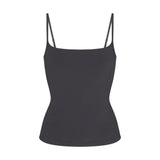 COTTON JERSEY SCOOP NECK CAMI | ASH