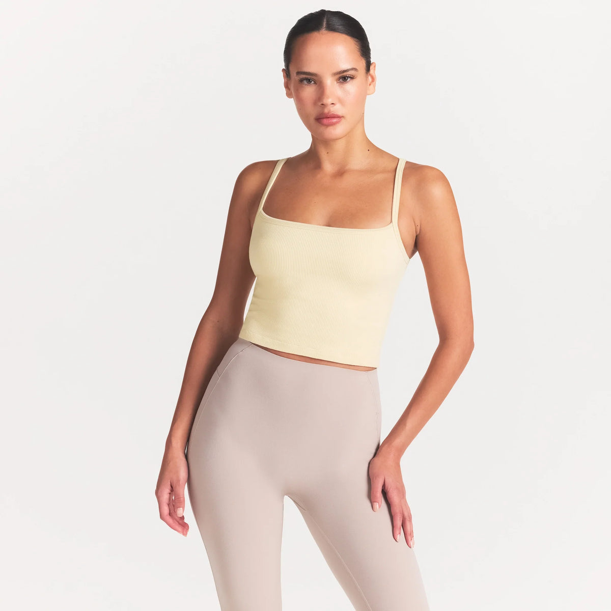NikeSKIMS RIBBED SEAMLESS CAMI | LEMON DROP