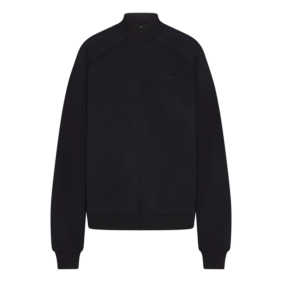NikeSKIMS MATTE TRICOT OVERSIZED TRACK JACKET | OBSIDIAN